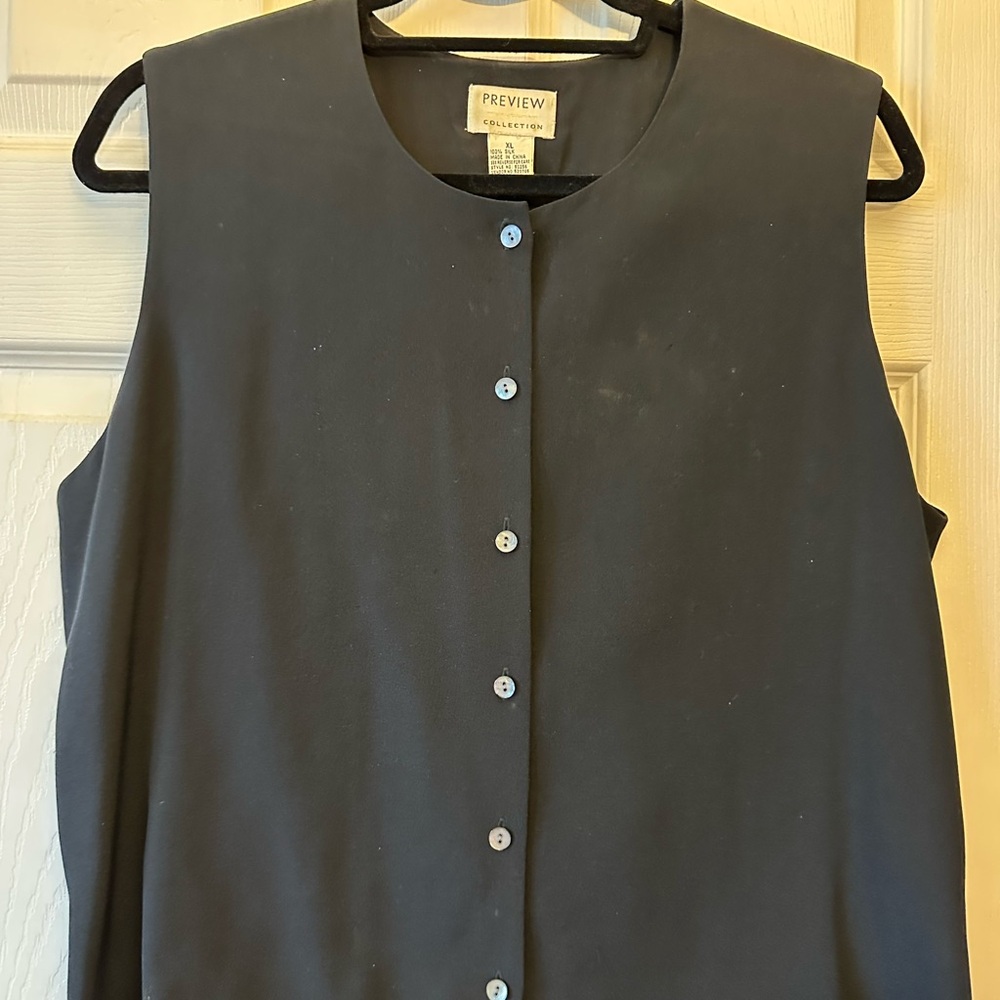 Preview Collection Black Sleeveless Top